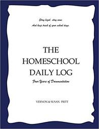 The Homeschool Daily Log (Four Years) by Vernon and Susan Pritt